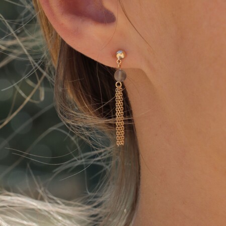 Les boucles d'oreilles Mara