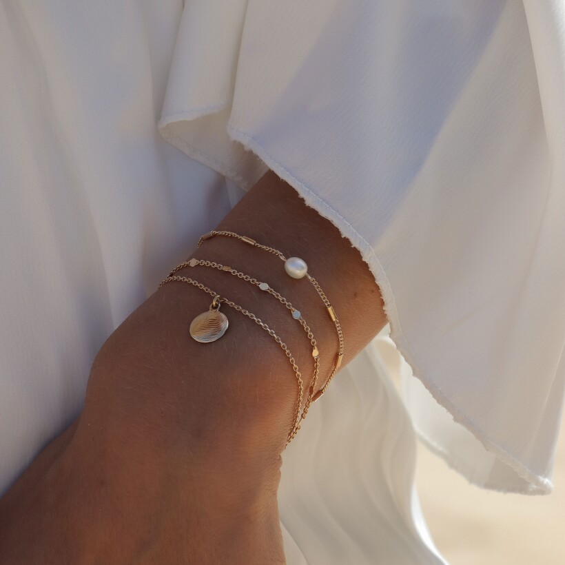Le bracelet plaqué or Vaima