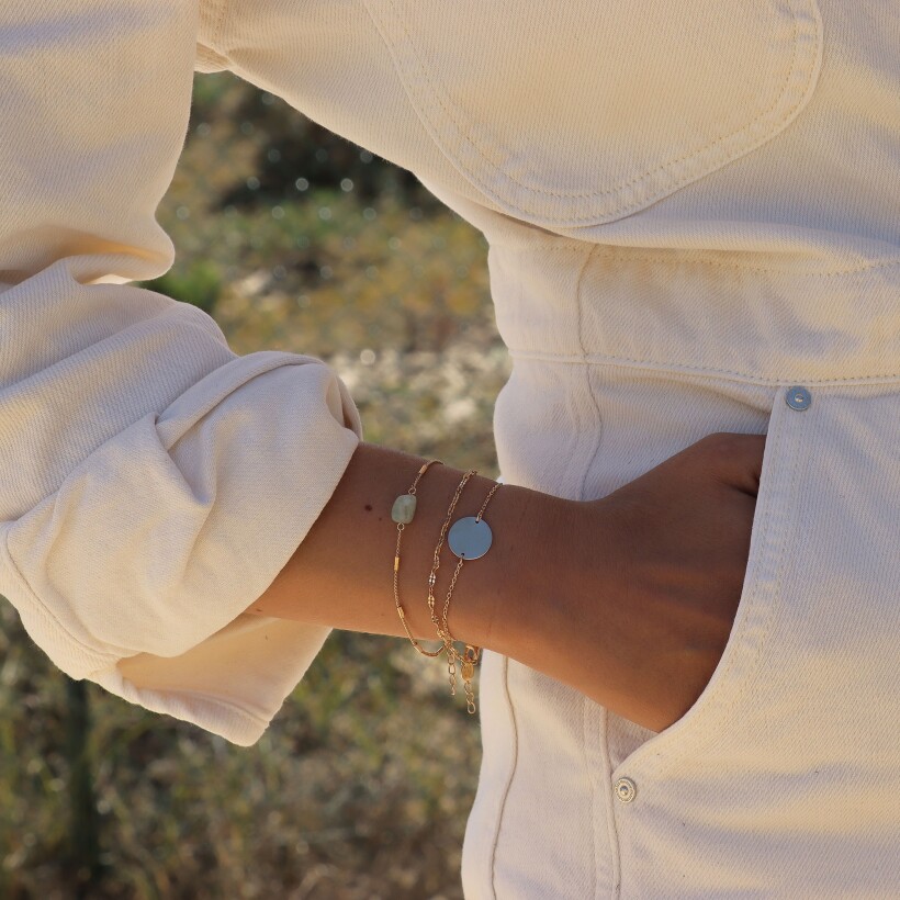 Le bracelet plaqué or Adéla