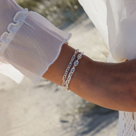 Le bracelet argent Canyon Bérenice