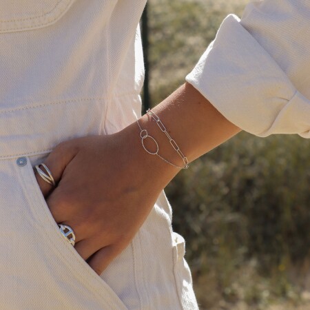 Le bracelet argent Swann