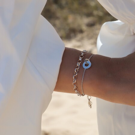 Le bracelet argent Cassia