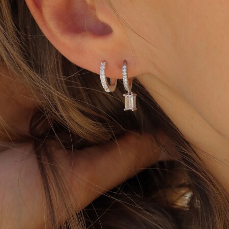 les boucles d'oreilles argent Gypriane