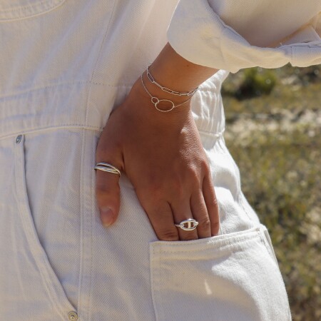 La bague Canyon argent Erine