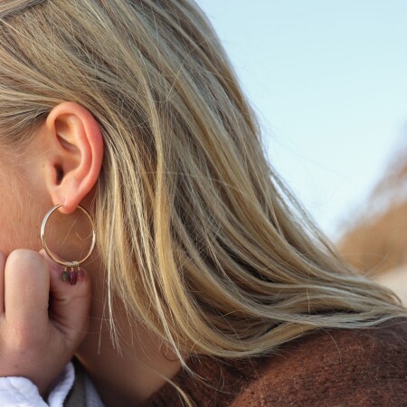 Les boucles d’oreilles Ferdine