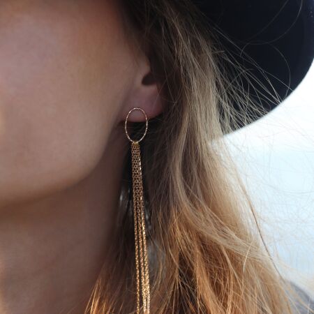 Les boucles d’oreilles Fidji