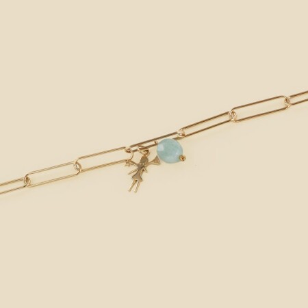 Le bracelet plaqué or Heleonore