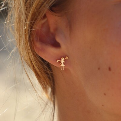 Les boucles d'oreilles plaquées Les petites Touquetoises
