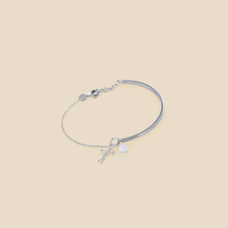 Le bracelet argent Huguette