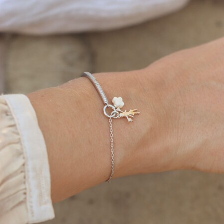 Le bracelet argent Huguette