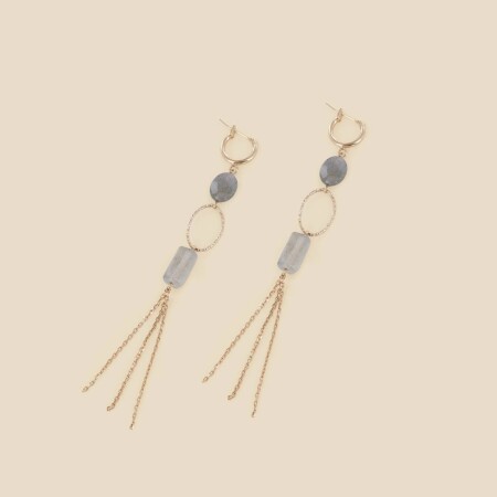 Les boucles d'oreilles plaquées or Thalie