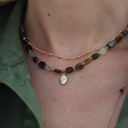 Le collier en pierres naturelles Thia