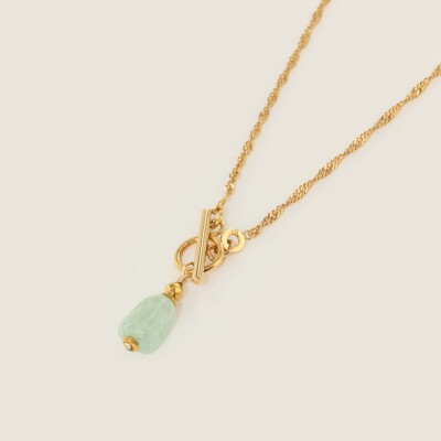 le collier fin pierres naturelles