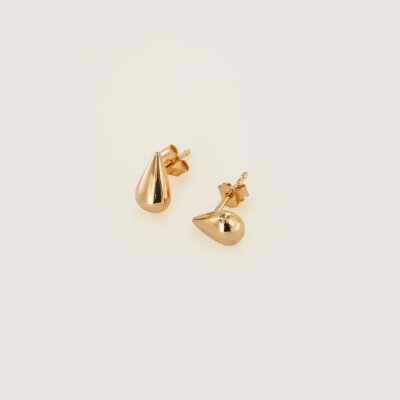 Les boucles d’oreilles plaqué or Ezra