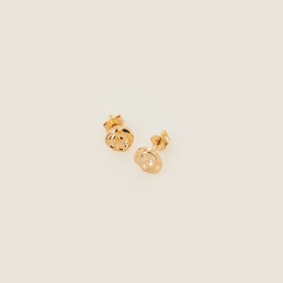 Les boucles d’oreilles plaqué or Miren