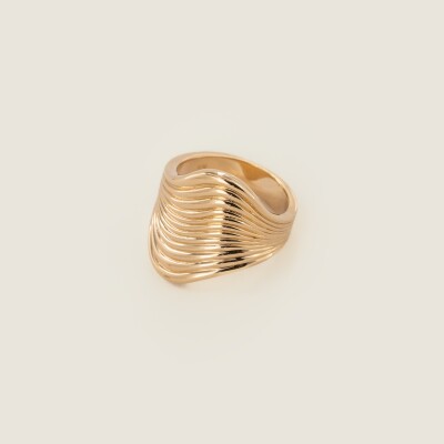 La bague plaqué or Sélène