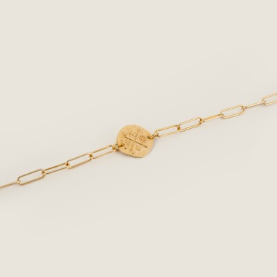 Le bracelet plaqué or Solenge