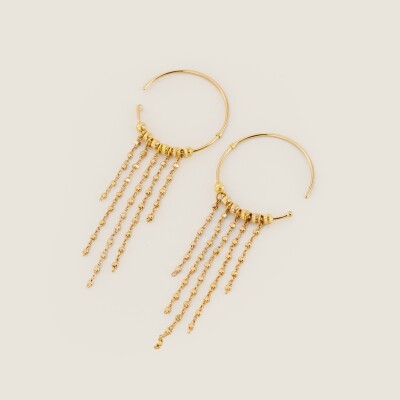 Les boucles d'oreilles Luce
