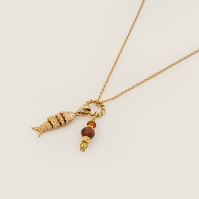 Le collier plaqué or Nouma