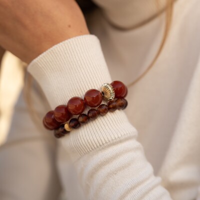 Le bracelet Ezia rouge