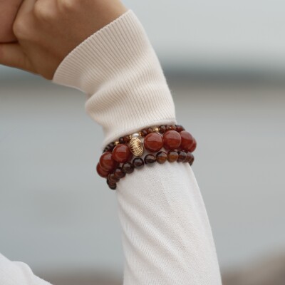 Le bracelet Ezia rouge