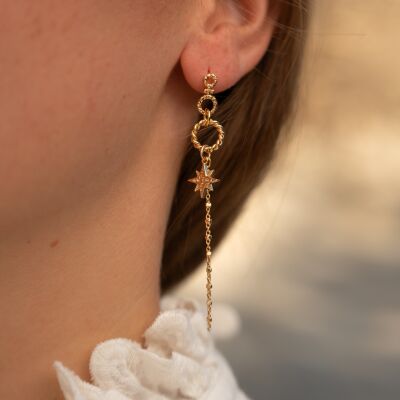 Les boucles d'oreilles plaquées or Idyle