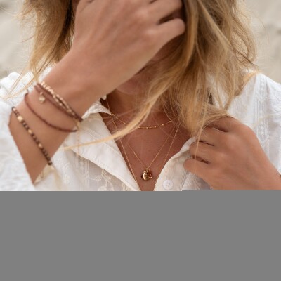 Le collier plaqué or Nouma