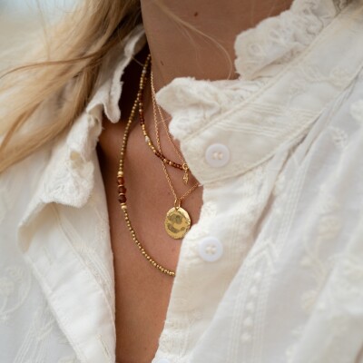 Le collier plaqué or Laure