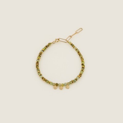Le bracelet en pierres naturelles Grenat vert Miraë