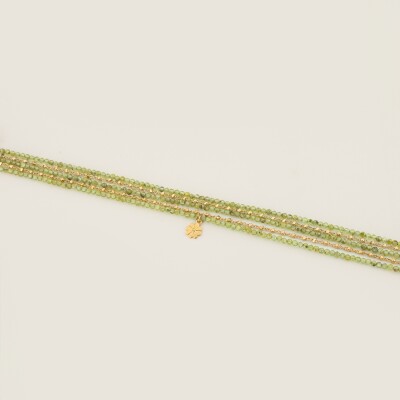 Le bracelet Thirza vert péridot
