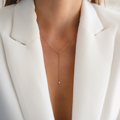 Le collier plaqué or Holly