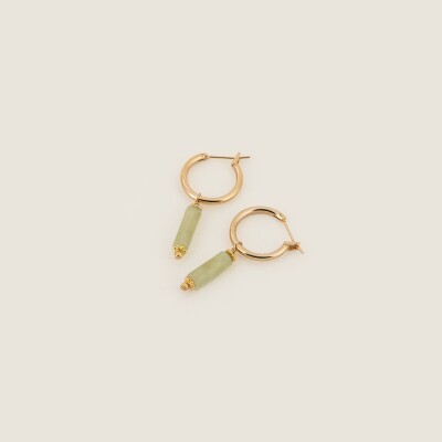 Les boucles d'oreilles en plaqué or femme Ena