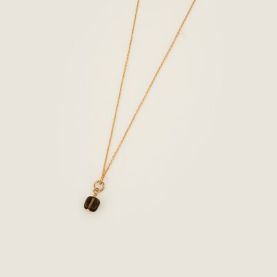 Le collier plaqué or et pendentif Quartz Joe - 45 cm