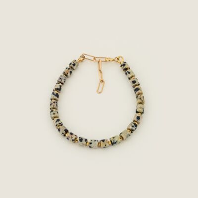 Le bracelet Jaspe dalmatien Mao