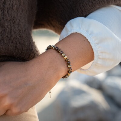 Le bracelet en pierres naturelles Danaë