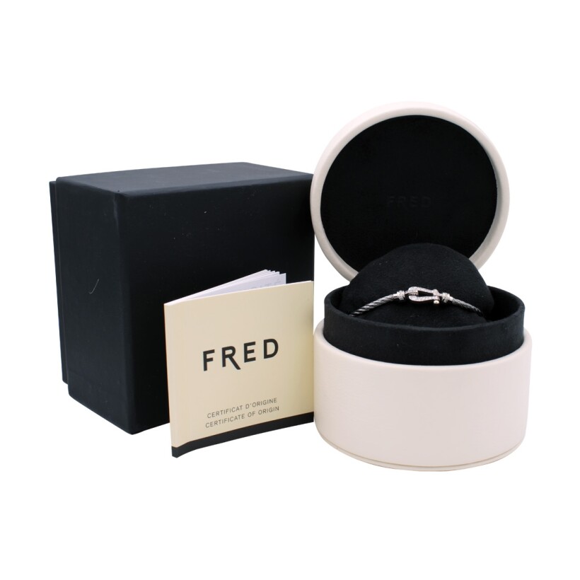 Fred Force 10 or blanc full pavé diamants