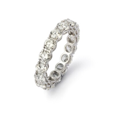 Alliance diamant, Or Blanc, Lombard Joaillier
