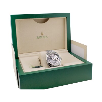 Rolex-occasion Datejust 41mm Index diamants