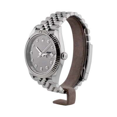 Rolex-occasion Datejust 41mm Index diamants