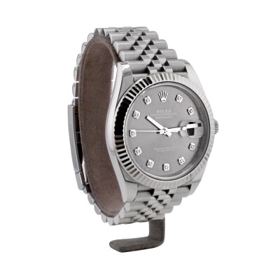 Rolex-occasion Datejust 41mm Index diamants