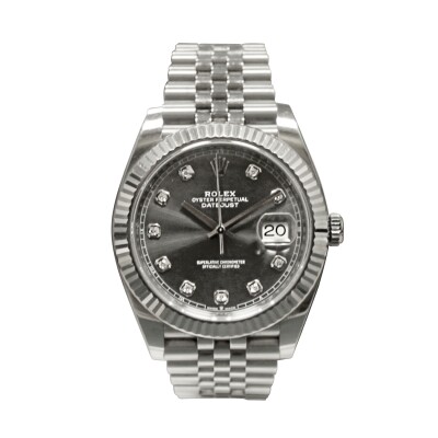 Rolex-occasion Datejust 41mm Index diamants