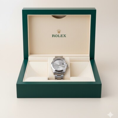 Rolex-occasion Oyster Perpetual 36 argenté