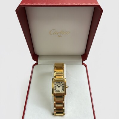 Cartier Tank Française Or Jaune