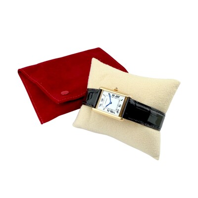 Cartier Tank Quartz Or Jaune