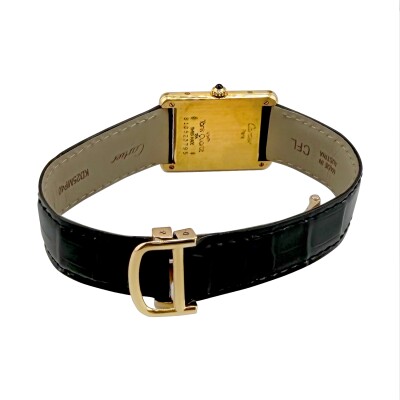 Cartier Tank Quartz Or Jaune