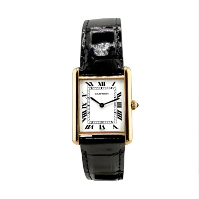 Cartier Tank Quartz Or Jaune