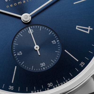 Montre Nomos Tangente Neomatik 39 Blue Gold