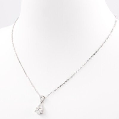 Collier Absolu or blanc & diamants