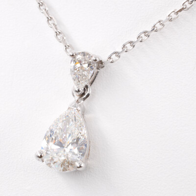 Collier Absolu or blanc & diamants