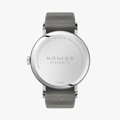 Montre Nomos Tangente 38mm – 50 ans Médecins Sans Frontières
